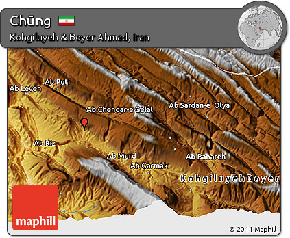 Physical 3D Map of Chūng