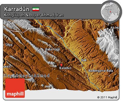 Physical 3D Map of Karradūn