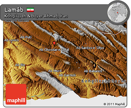 Physical 3D Map of Lamāb