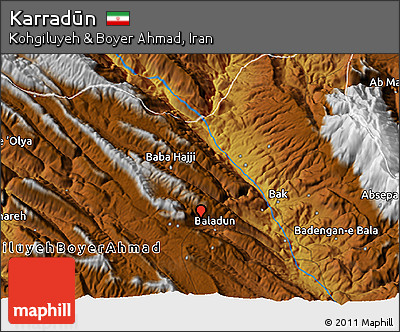 Physical 3D Map of Karradūn