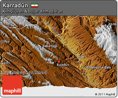 Physical 3D Map of Karradūn