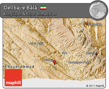 Satellite 3D Map of Delībaj-e Bālā