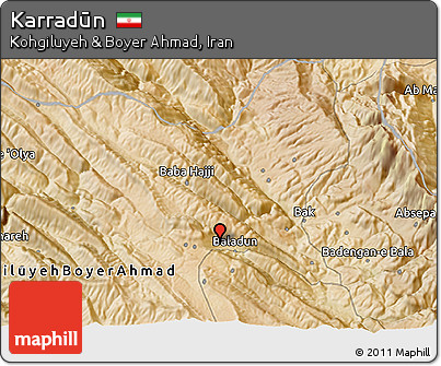 Satellite 3D Map of Karradūn