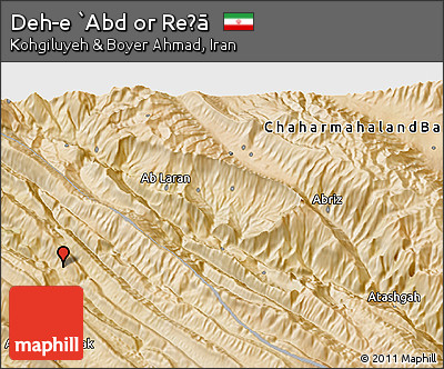 Satellite 3D Map of Deh-e `Abd Or Reẕā