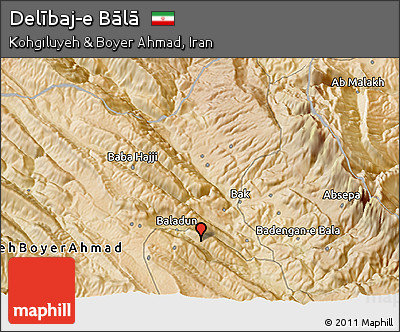 Satellite 3D Map of Delībaj-e Bālā