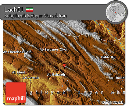 Physical Map of Lachūl
