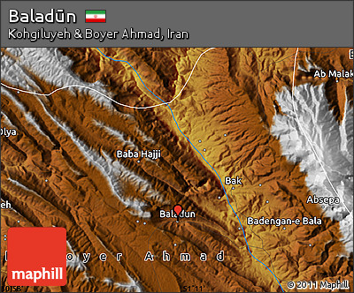 Physical Map of Baladūn