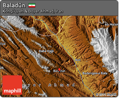 Physical Map of Baladūn