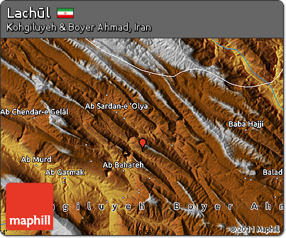 Physical Map of Lachūl