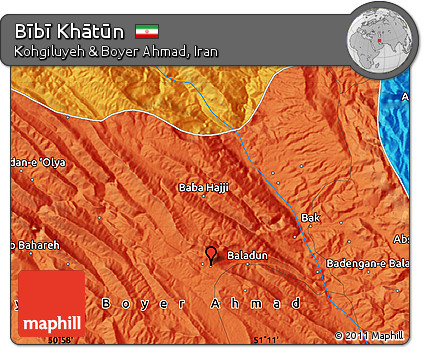 Political Map of Bībī Khātūn