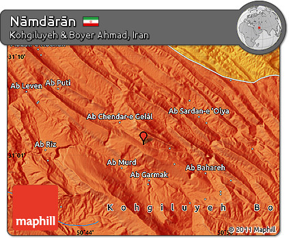 Political Map of Nāmdārān
