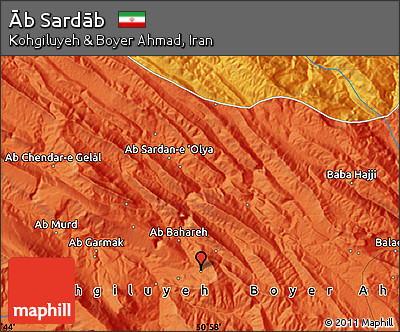 Political Map of Āb Sardāb