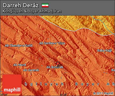 Political Map of Darreh Derāz