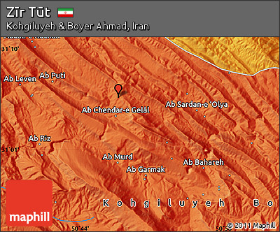Political Map of Zīr Tūt