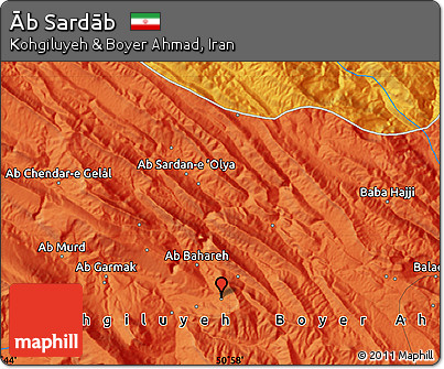Political Map of Āb Sardāb