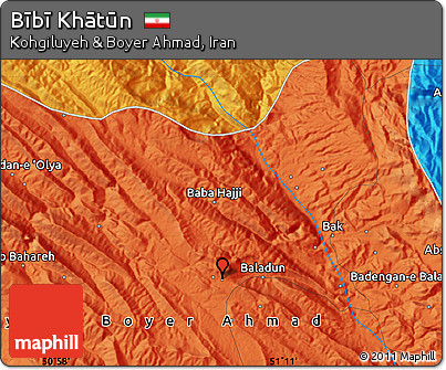 Political Map of Bībī Khātūn