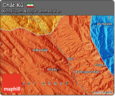 Political Map of Chāt Kū
