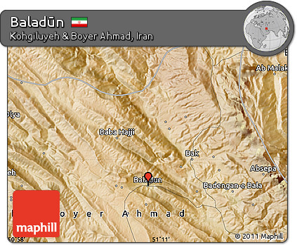 Satellite Map of Baladūn