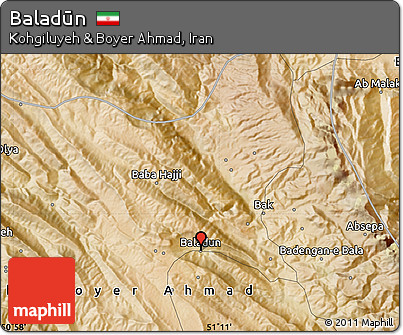 Satellite Map of Baladūn