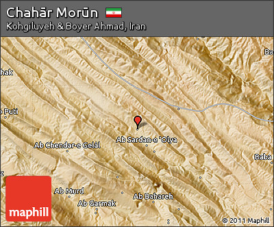 Satellite Map of Chahār Morūn