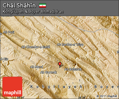 Satellite Map of Chāl Shāhīn