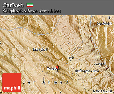 Satellite Map of Garīveh