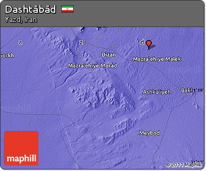Political Map of Dashtābād