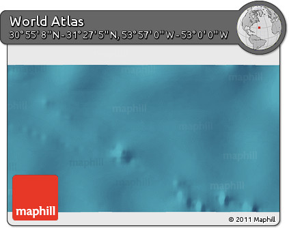 Satellite 3D Map of the Area around 31° 11' 6" N, 53° 28' 30" W