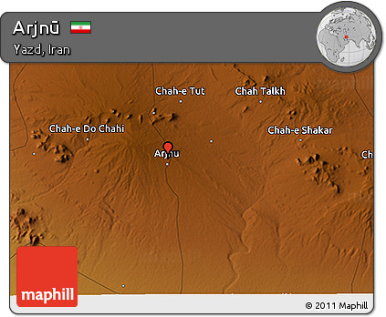 Physical 3D Map of Arjnū