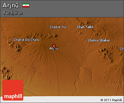 Physical 3D Map of Arjnū