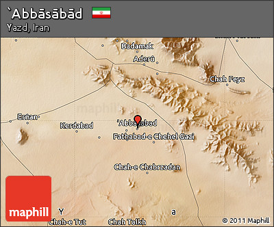 Satellite Map of `Abbāsābād
