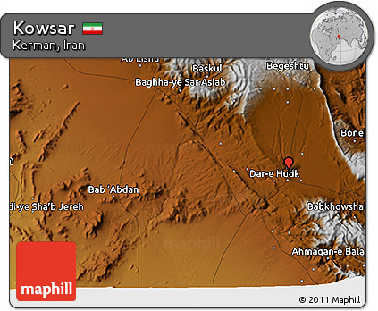 Physical 3D Map of Kowsar