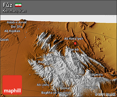 Physical 3D Map of Fūz