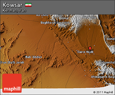 Physical 3D Map of Kowsar