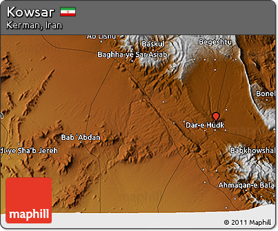 Physical 3D Map of Kowsar