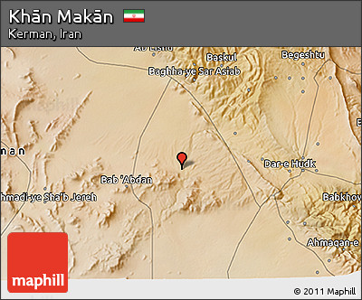 Satellite 3D Map of Khān Makān