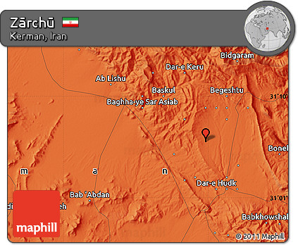 Political Map of Zārchū