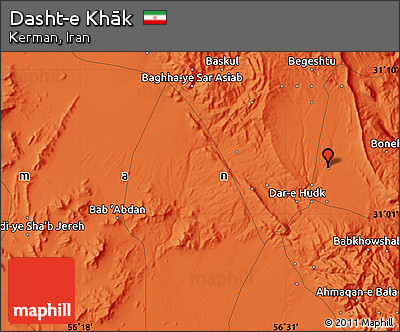 Political Map of Dasht-e Khāk