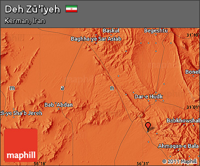 Political Map of Deh Zū'īyeh