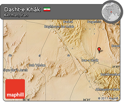 Satellite Map of Dasht-e Khāk