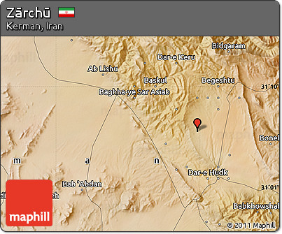 Satellite Map of Zārchū