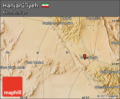 Satellite Map of Hanjarū'īyeh