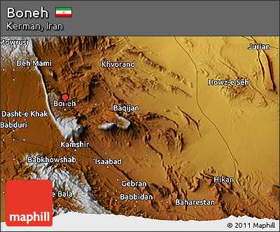 Physical 3D Map of Boneh
