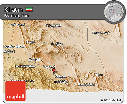 Satellite 3D Map of Khatm
