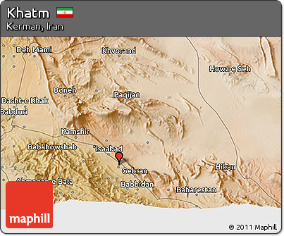 Satellite 3D Map of Khatm