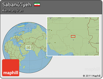 Savanna Style Location Map of Sabanū'īyeh