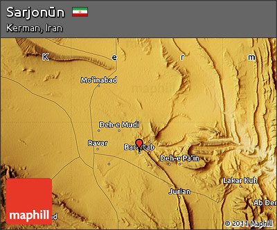 Physical Map of Sarjonūn