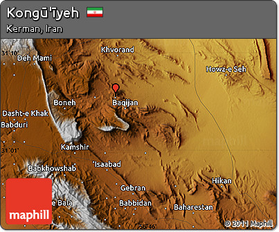 Physical Map of Kongū'īyeh
