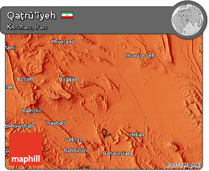 Political Map of Qaţrū'īyeh