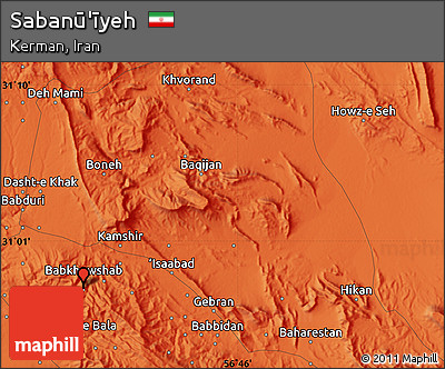 Political Map of Sabanū'īyeh